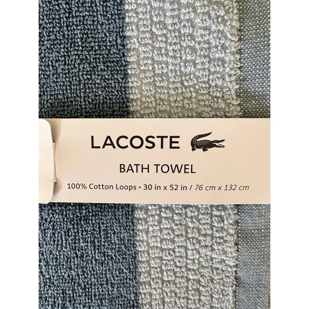 NEW Lacoste Towel 100% Cotton 30